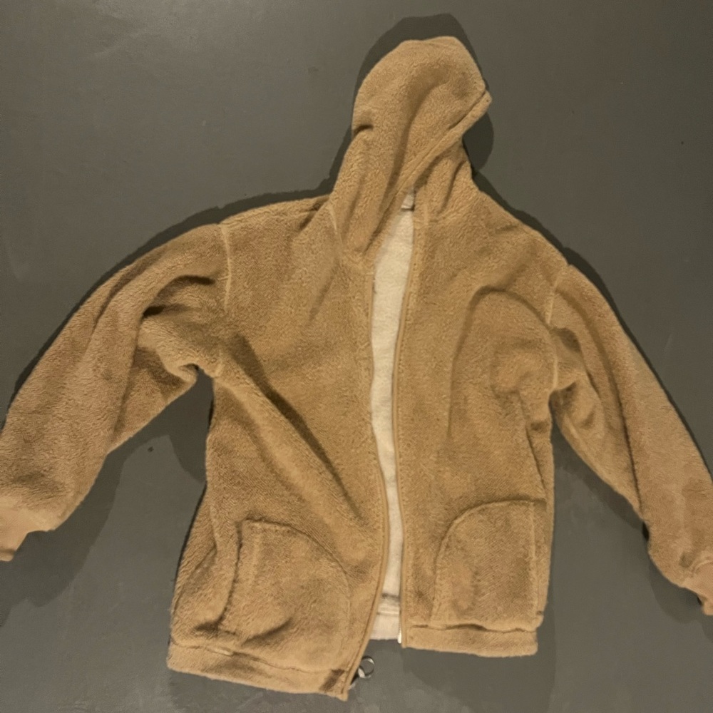 Hollister reversible teddy jacket